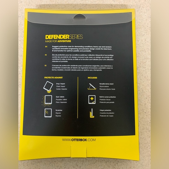 Otter Box Defender Series Case for iPad 2 - Black - Picture 2 of 8